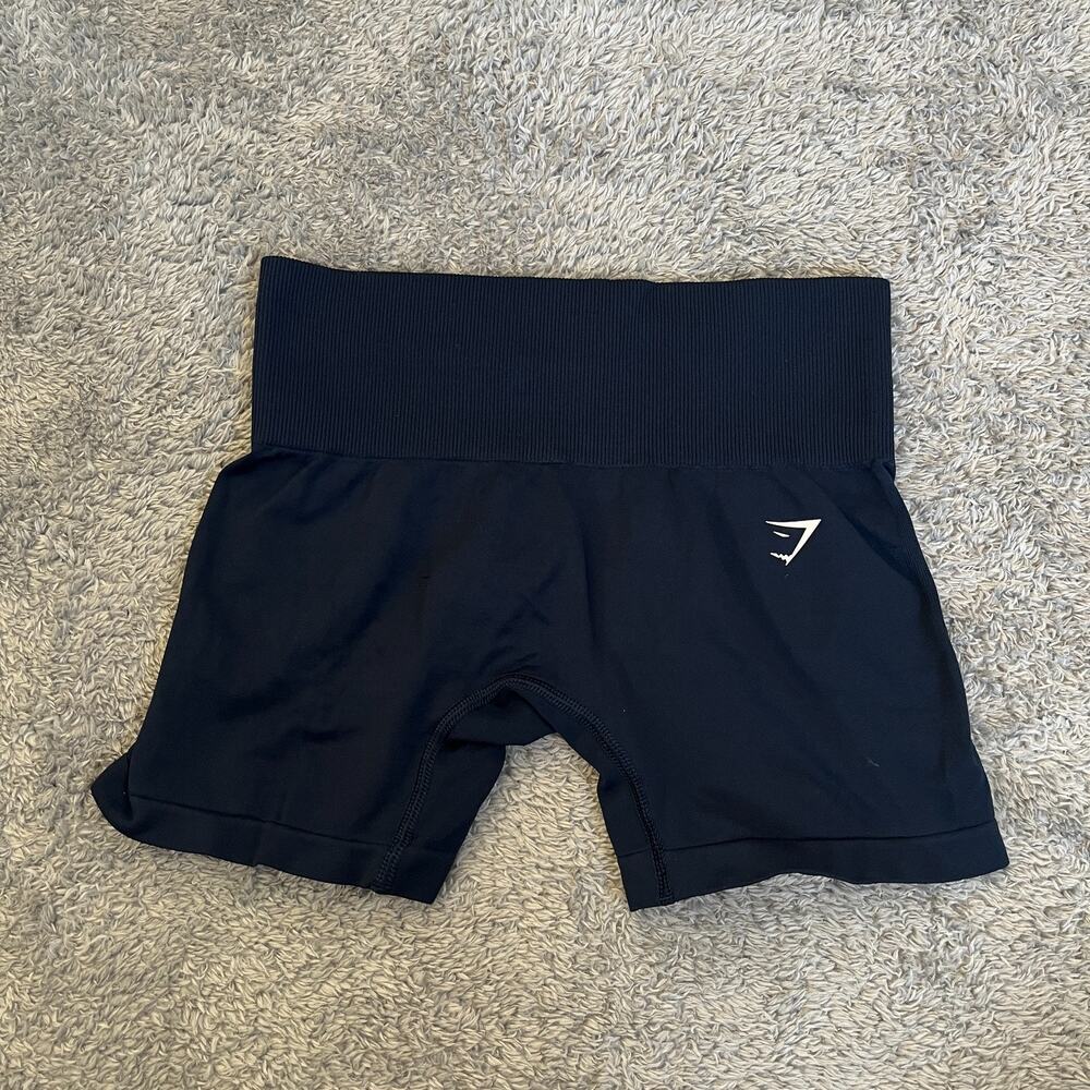 Gymshark Vital Seamless 2.0 Black High Waisted Athletic Short Women's Size XS